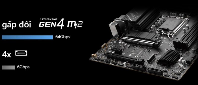 MSI PRO B760M-E DDR4 - Socket 1700