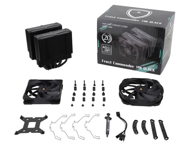 Thermalright Dual-Tower Frost Commander 140 Black - CPU Air Cooler