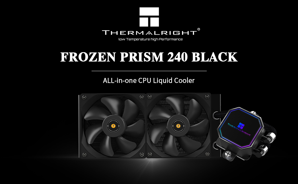 Thermalright Frozen Prism 240 BLACK - AIO CPU Cooler