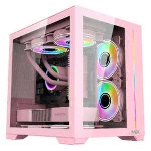 MIK LV12 Mini Elite Pink – Micro-ATX Case