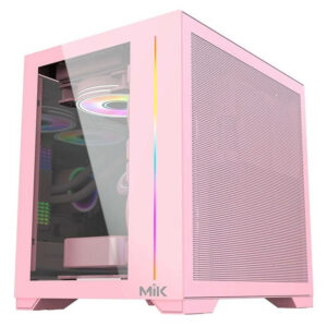 MIK LV12 Mini Elite Pink – Micro-ATX Case