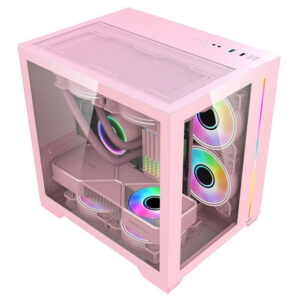 MIK LV12 Mini Elite Pink – Micro-ATX Case
