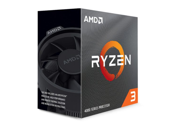 AMD Ryzen™ 3 4100 - 4C/8T UPTO 4.0GHz ( Kèm FAN Wraith Stealth )