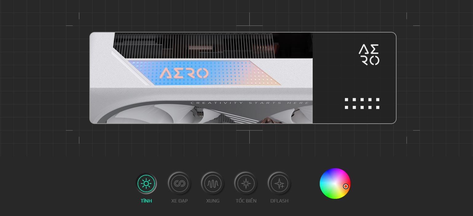 Gigabyte GeForce RTX™ 4070 SUPER AERO OC 12G - 12GB GDDR6X