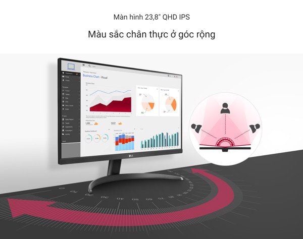 LG 24QP550-B - 24 inch QHD IPS | 75Hz | Freesync | HDR10 | Chuyên Game LG 24QP550-B - 24 inch QHD IPS | 75Hz | Freesync | HDR10 | Chuyên Game