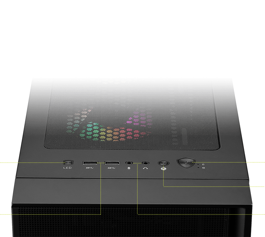 MSI MAG FORGE 120A AIRFLOW - Mid Tower Case