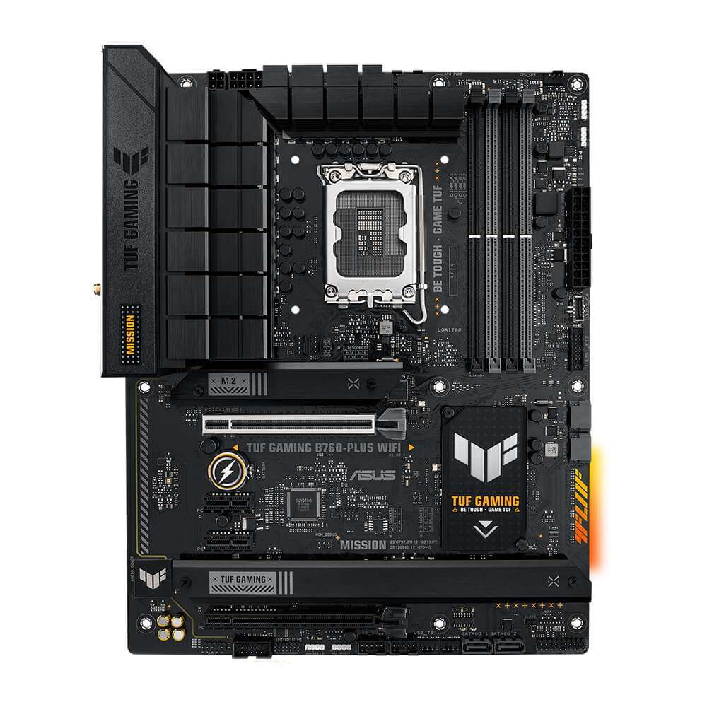 ASUS TUF GAMING B760 PLUS WIFI H2 ASUS TUF GAMING B760-PLUS WIFI - Socket 1700 - Ảnh 2