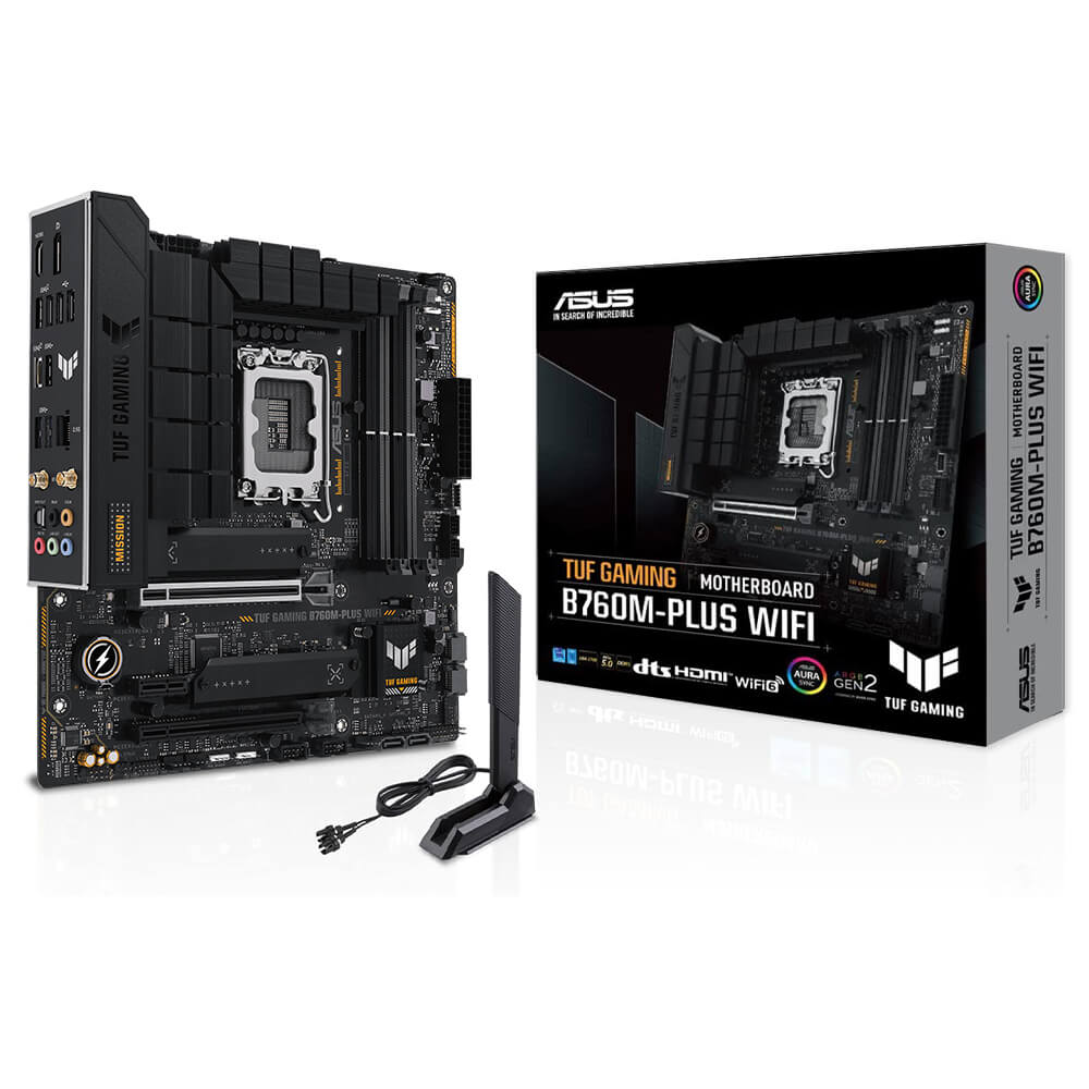 ASUS TUF GAMING B760M PLUS WIFI H1 ASUS TUF GAMING B760M-PLUS WIFI - Socket 1700