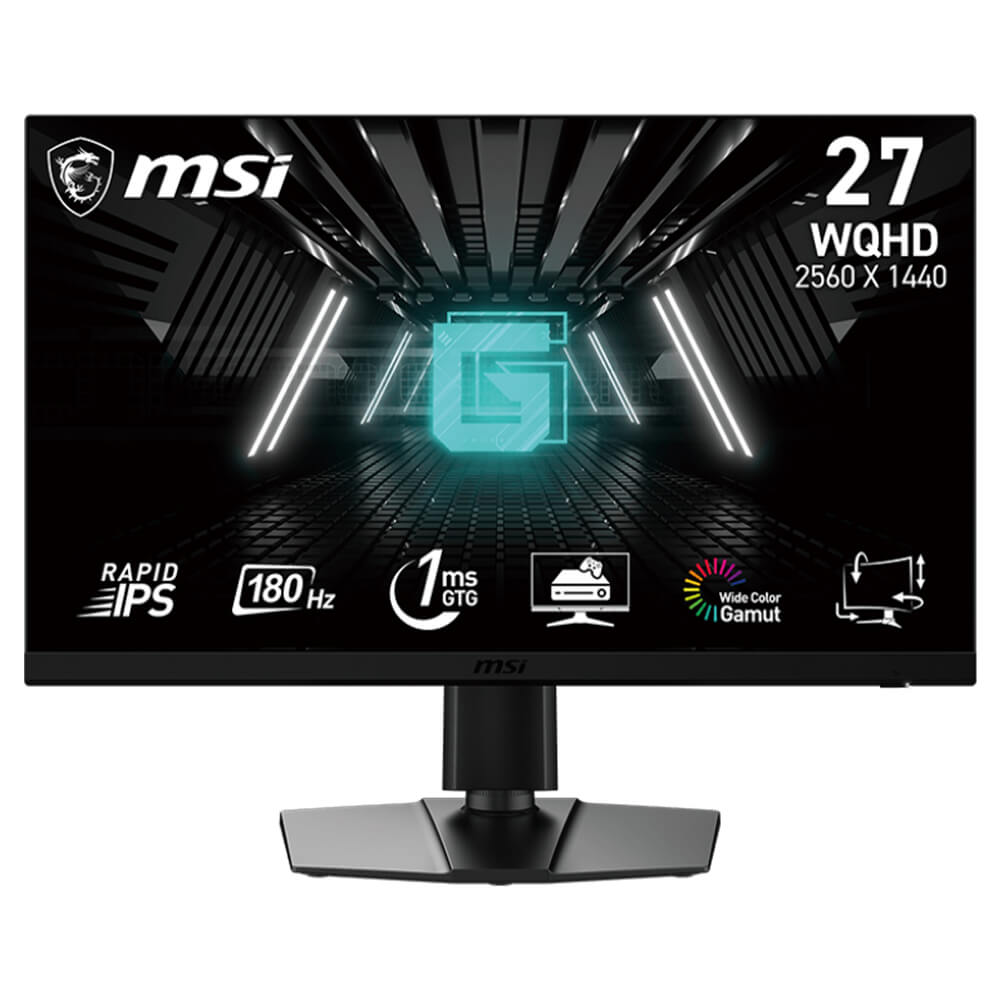 MSI G272QPF E2 H1 MSI G272QPF E2 - 27 inch WQHD Rapid IPS | 180Hz | 1ms | Gaming Monitor