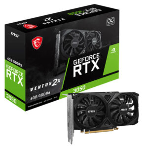 MSI GeForce RTX™ 3050 VENTUS 2X 6G OC - 6GB GDDR6