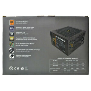 Infinity ECO 550W V2 H2 Infinity ECO 550W V2 – DC to DC – Hiệu suất 85% – Active PFC – Single Rail