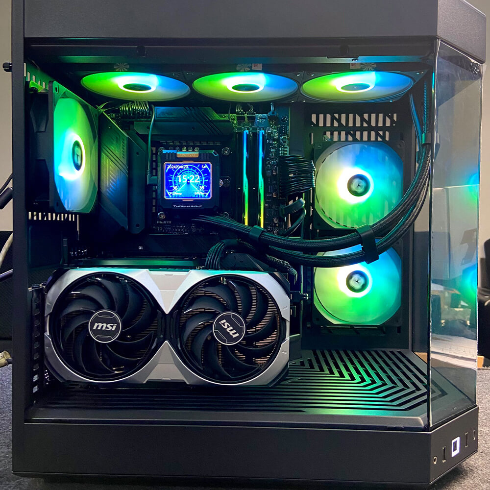 Thermalright Frozen Warframe 360 BLACK ARGB H12 Thermalright Frozen Warframe 360 BLACK ARGB - AIO CPU Cooler