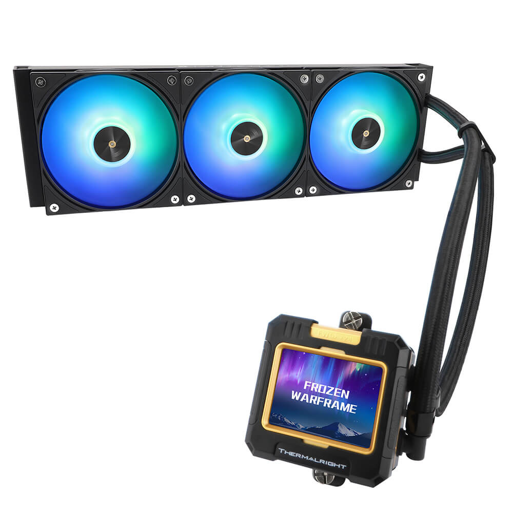 Thermalright Frozen Warframe 360 BLACK ARGB H2 Thermalright Frozen Warframe 360 BLACK ARGB - AIO CPU Cooler - Ảnh 2