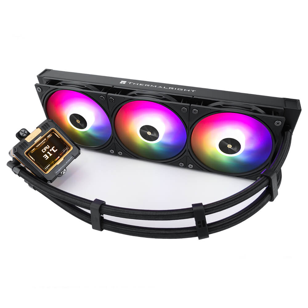 Thermalright Frozen Warframe 360 BLACK ARGB H4 Thermalright Frozen Warframe 360 BLACK ARGB - AIO CPU Cooler - Ảnh 4