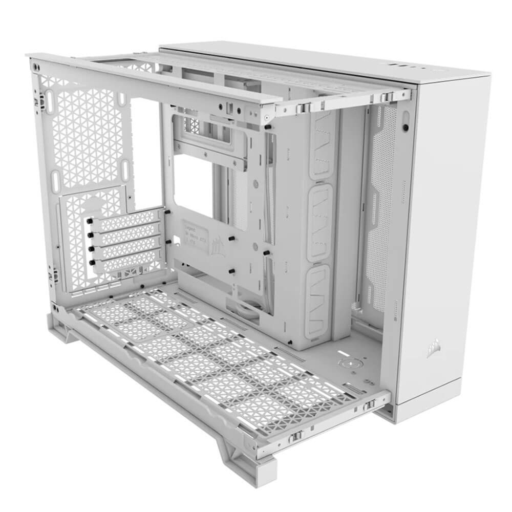 Corsair 2500X White H3 Corsair 2500X White - Tempered Glass Mid-Tower Case - Ảnh 3