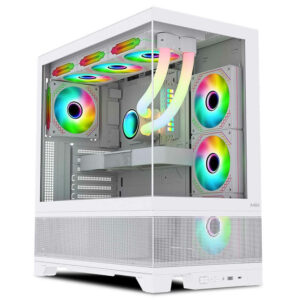 MIK Lumine White - 4FA - Mid Tower Case