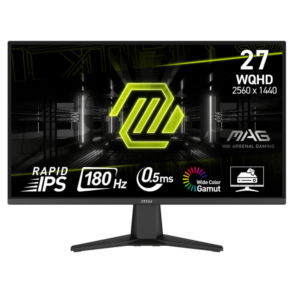 MSI MAG 275QF H1 MSI MAG 275QF - 27 inch WQHD Rapid IPS | 180Hz | 0.5ms | Gaming Monitor