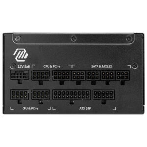 MSI MAG A1250GL PCIE5 - 1250W 80 PLUS Gold - Fully Modular - Support PCIe Gen 5.1 Graphics Card