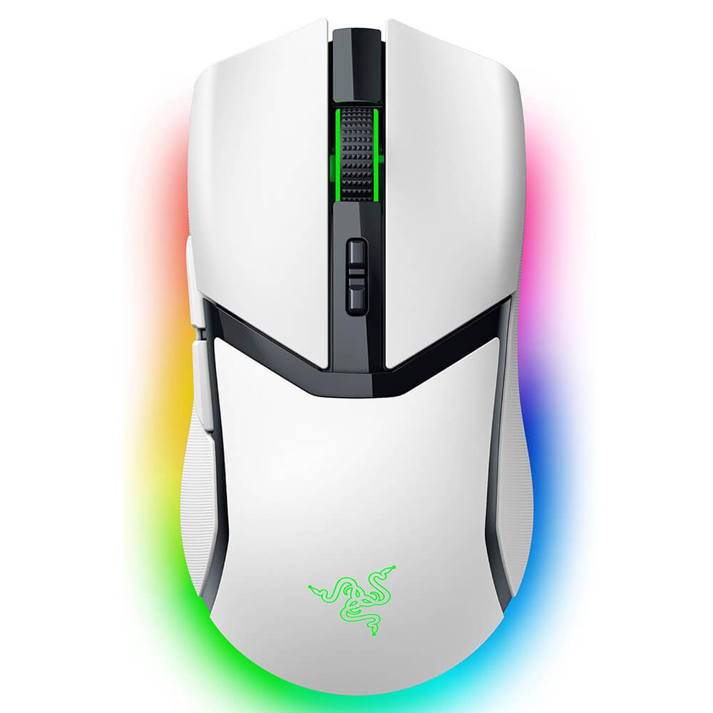 Razer Cobra Pro Wireless Gaming White H1 Razer Cobra Pro - Chroma RGB Lighting Wireless Gaming Mouse - Ảnh 3