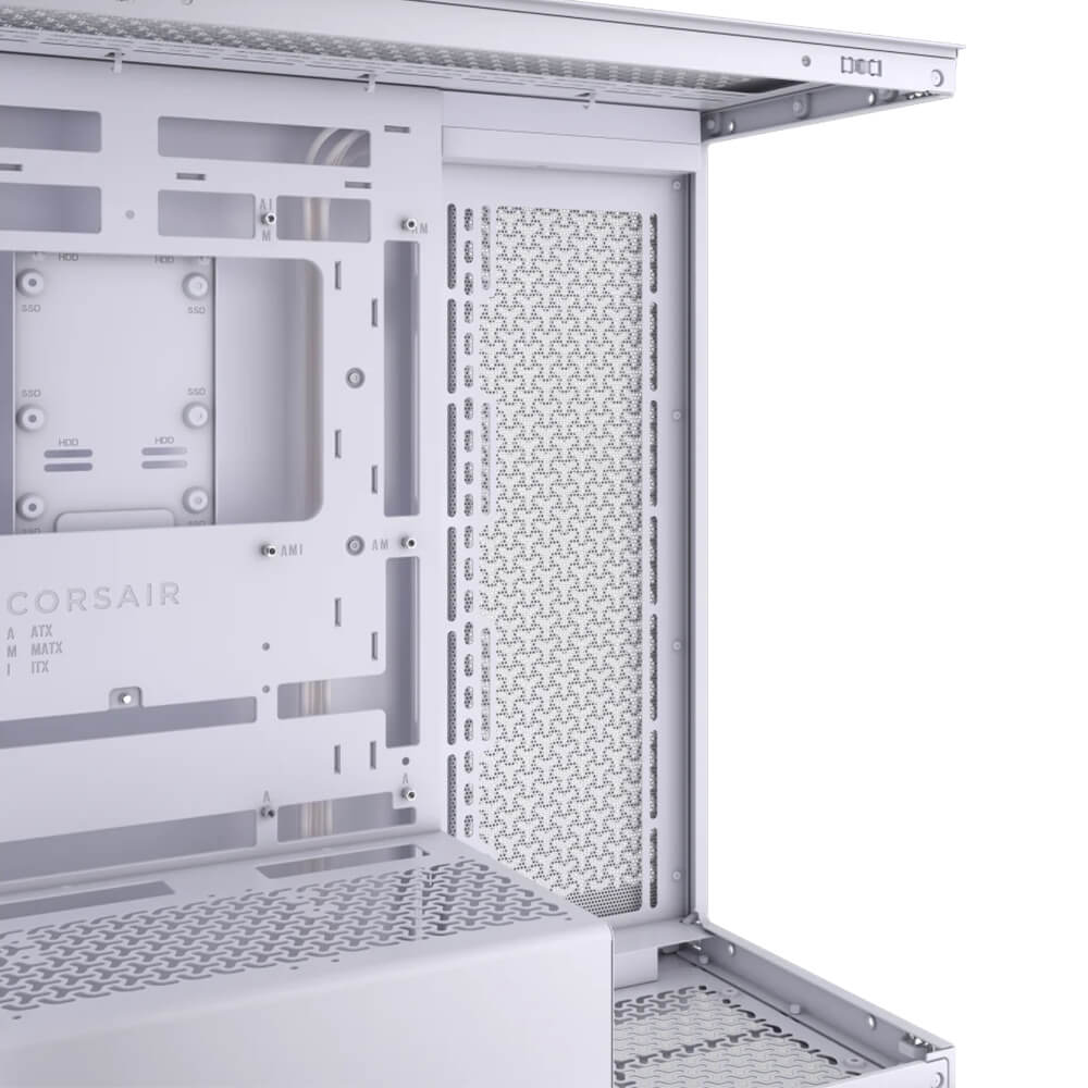 Corsair 3500X White H3 Corsair 3500X White - Tempered Glass Mid-Tower PC Case - Ảnh 3