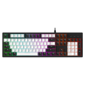 DAREU EK104 White - Black - DareU DREAM Switch | RGB Gaming Keyboard