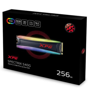 Adata XPG SPECTRIX S40G RGB 256GB Adata XPG SPECTRIX S40G RGB 256GB - NVMe PCIe Gen 3x4
