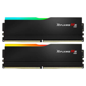 GSkill Ripjaws M5 RGB Black - 64GB (2x32GB) DDR5 - Bus 5200MHz Cas 40 (F5-5200J4040A32GX2-RM5RK)
