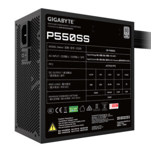 Gigabyte P550SS - 550W 80+ Silver - Single Rail