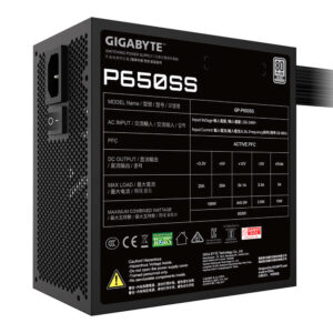 Gigabyte P650SS - 650W 80+ Silver - Single Rail