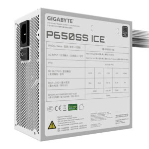 Gigabyte P650SS ICE - 650W 80+ Silver - Single Rail