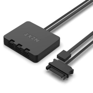 NZXT F120 RGB DUO Triple Pack White - 3 x 120mm RGB Fans & Controller