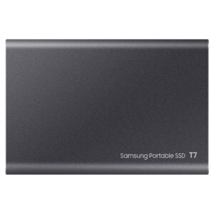 Samsung T7 Portable 2TB Gray - Portable SSD USB 3.2 Gen 2 - MU-PC2T0T/WW