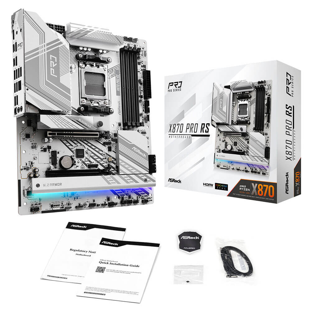 ASRock X870 Pro RS H7 Asrock X870 Pro RS - Socket AM5 - Ảnh 7