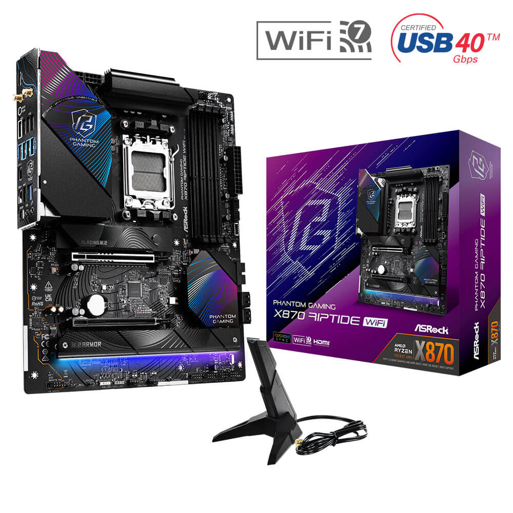 ASRock X870 Riptide WiFi H1 Asrock X870 Riptide WiFi - Socket AM5