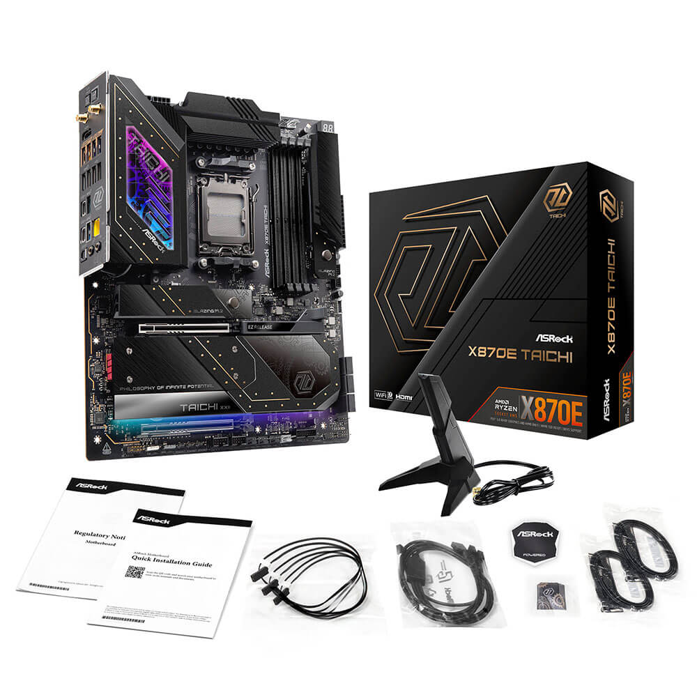 ASRock X870E Taichi H8 Asrock X870E Taichi - Socket AM5 - Ảnh 8