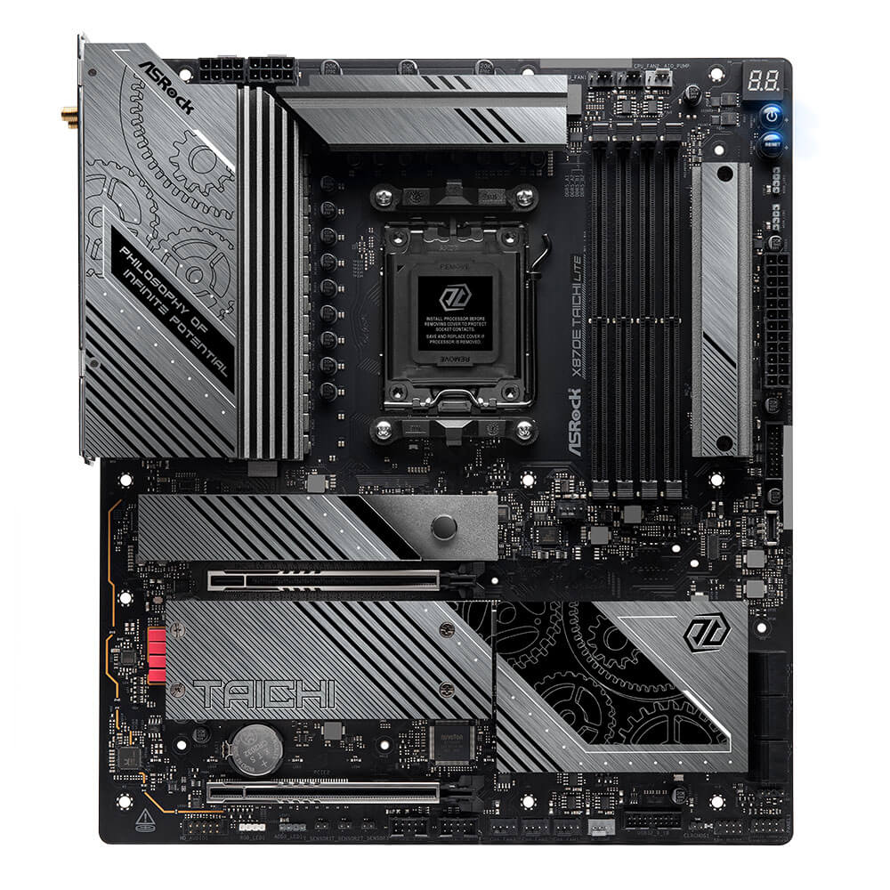 ASRock X870E Taichi Lite H2 Asrock X870E Taichi Lite - Socket AM5 - Ảnh 2