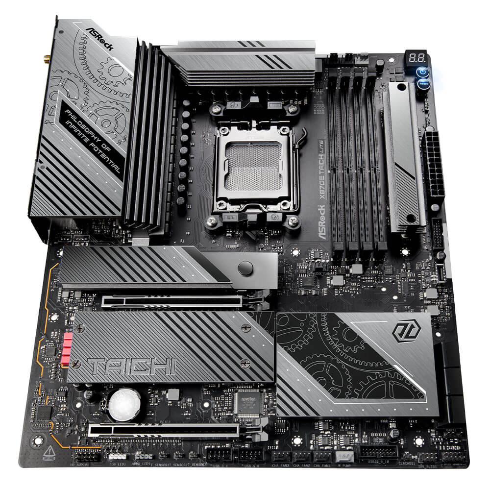 ASRock X870E Taichi Lite H4 Asrock X870E Taichi Lite - Socket AM5 - Ảnh 4