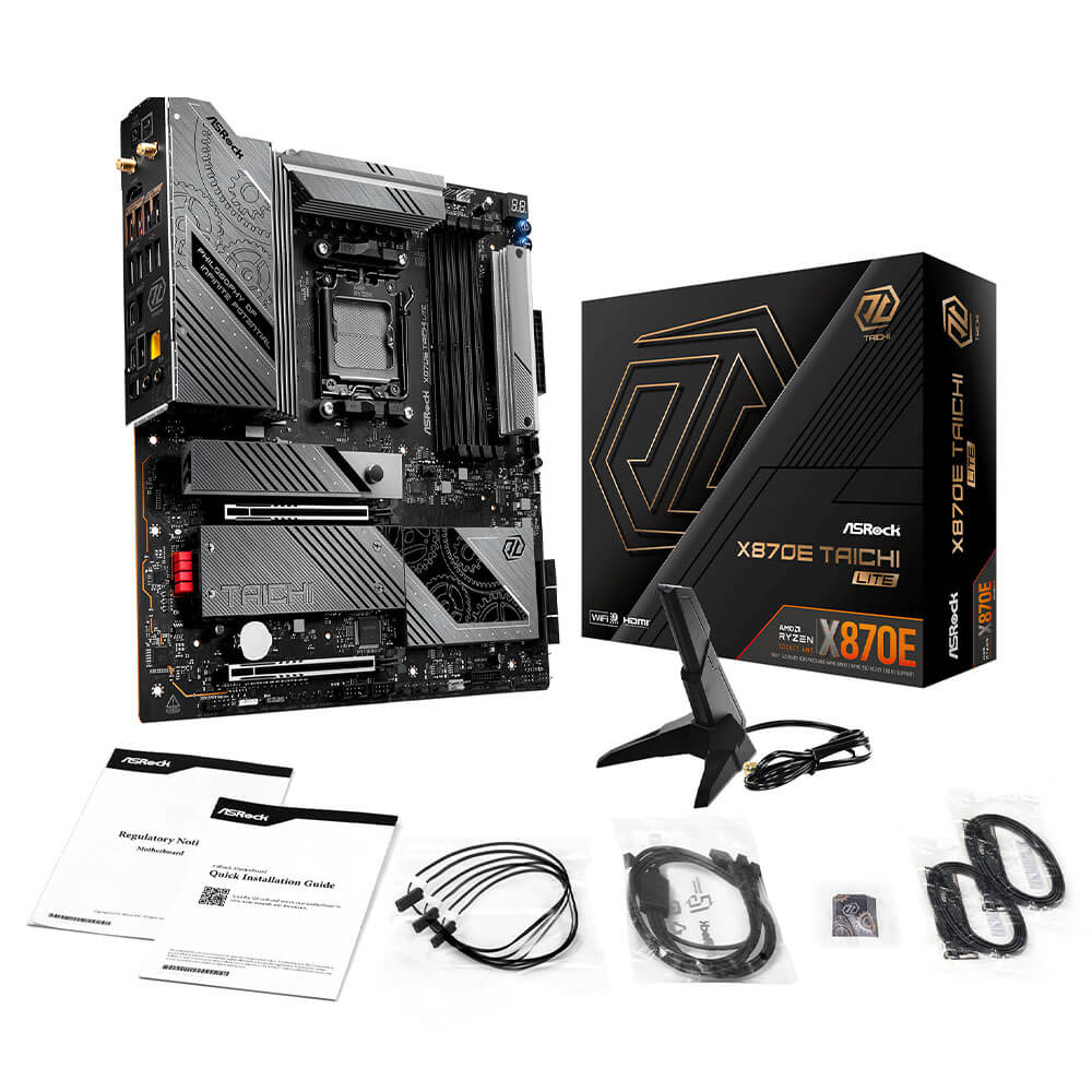 ASRock X870E Taichi Lite H7 Asrock X870E Taichi Lite - Socket AM5 - Ảnh 7