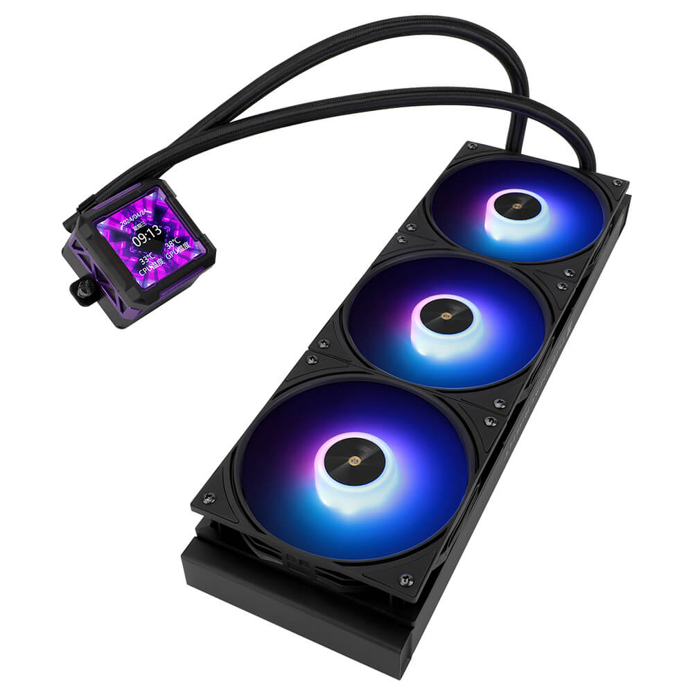 Thermalright Frozen Warframe PRO 360 BLACK ARGB H5 Thermalright Frozen Warframe PRO 360 BLACK ARGB - AIO CPU Cooler - Ảnh 5