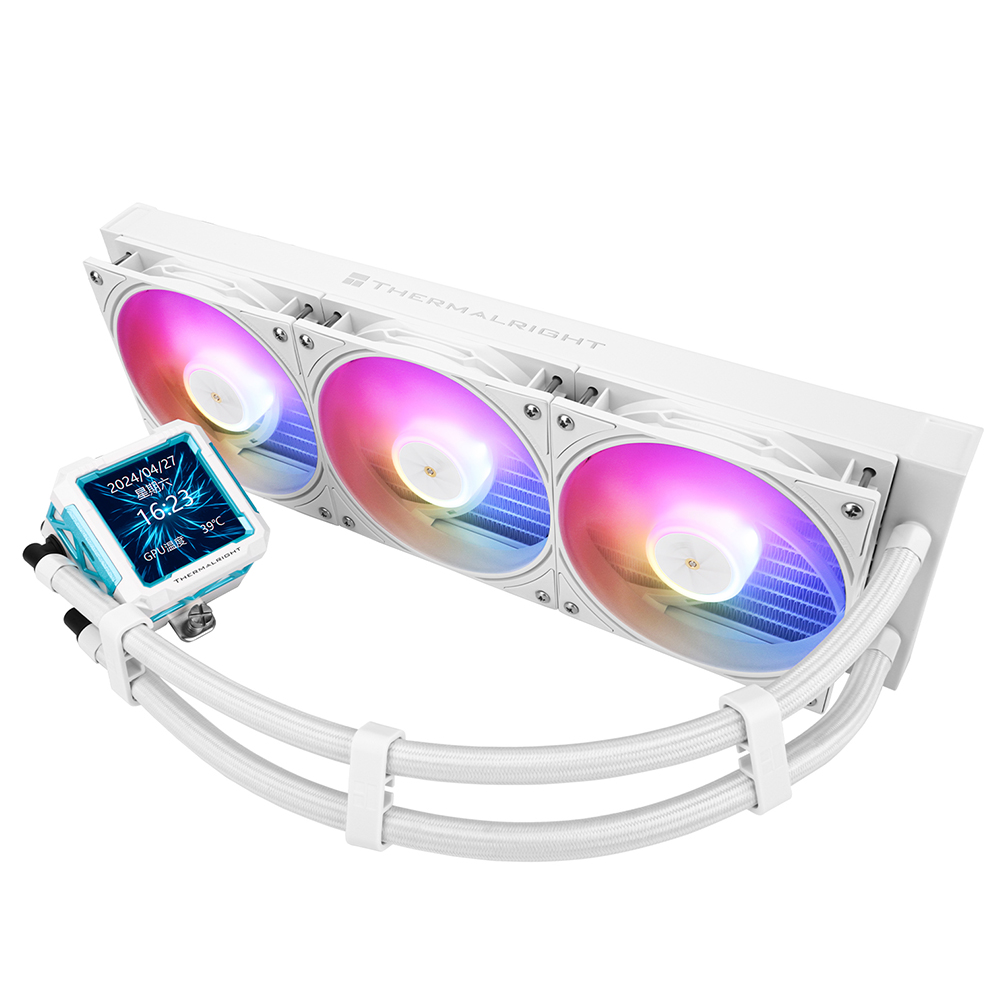 Thermalright Frozen Warframe PRO 360 WHITE ARGB H2 Thermalright Frozen Warframe PRO 360 WHITE ARGB - AIO CPU Cooler - Ảnh 2