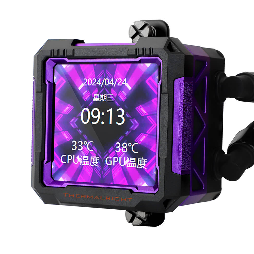 Thermalright Frozen Warframe PRO BLACK ARGB H1 Thermalright Frozen Warframe PRO 360 BLACK ARGB - AIO CPU Cooler - Ảnh 6