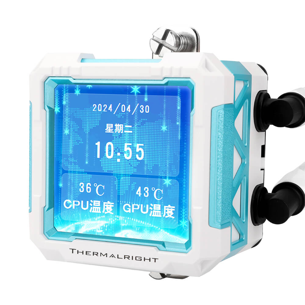 Thermalright Frozen Warframe PRO WHITE ARGB H1 Thermalright Frozen Warframe PRO 360 WHITE ARGB - AIO CPU Cooler - Ảnh 6