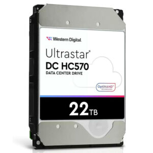 Western Digital Enterprise Ultrastar DC HC570 22TB 3.5 inch 7200RP 6Gbs SATA 512MB Hard Drive (WUH722222ALE6L4)
