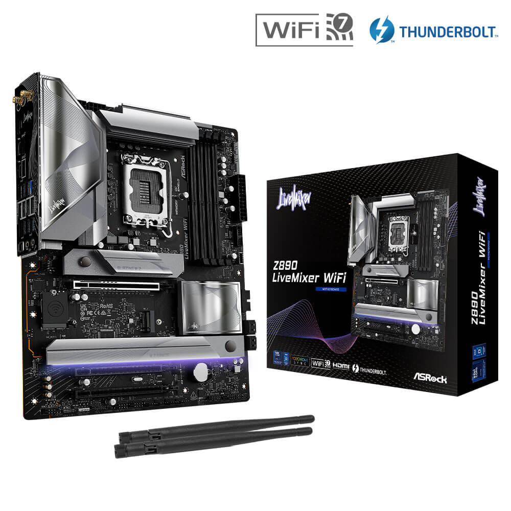 ASRock Z890 LiveMixer WiFi H1 ASRock Z890 LiveMixer WiFi