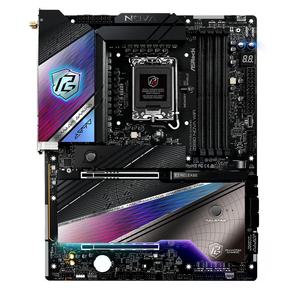 ASRock Z890 Nova WiFi H2 ASRock Z890 Nova WiFi - Socket 1851 - Ảnh 2