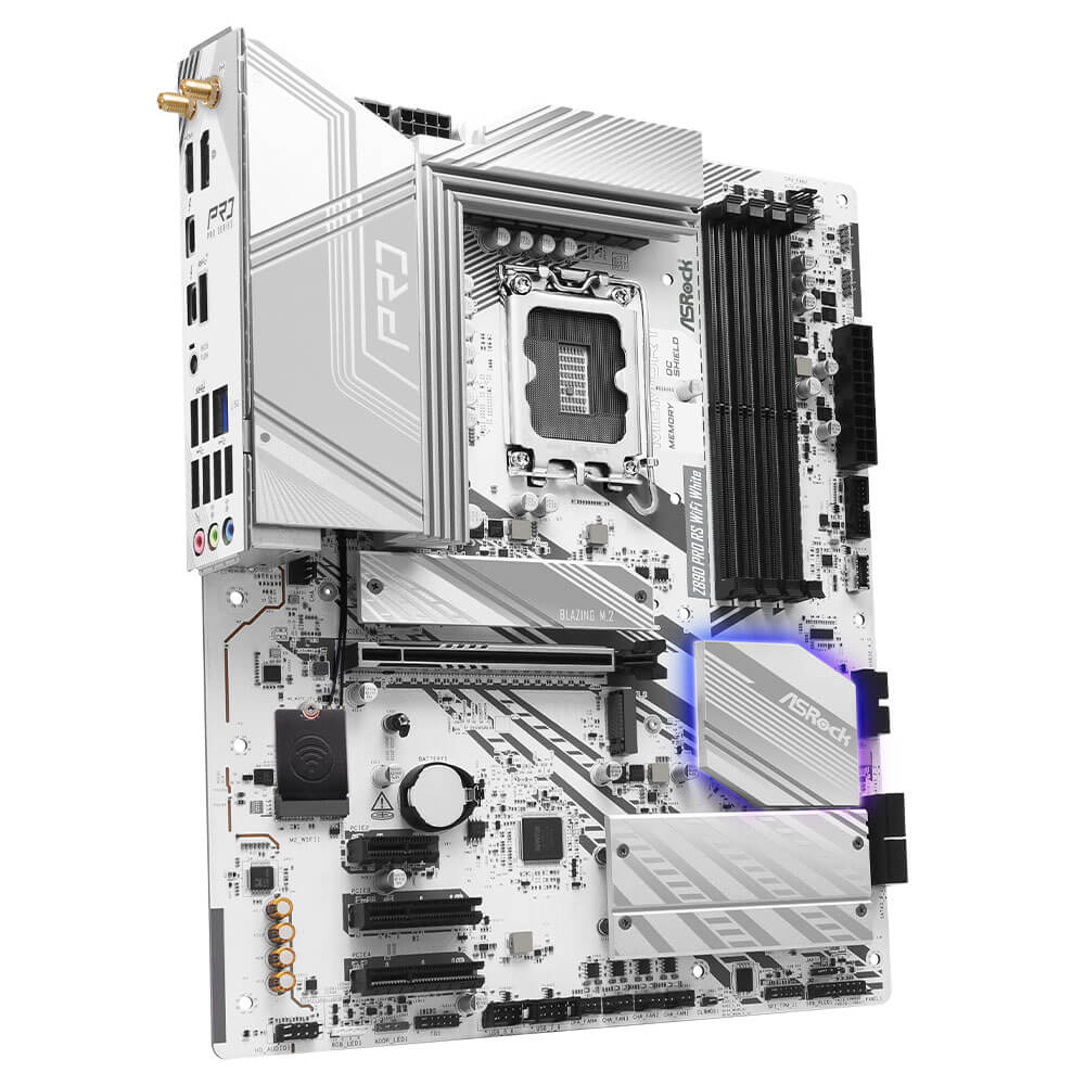 ASRock Z890 Pro RS WiFi White H3 ASRock Z890 Pro RS WiFi White - Socket 1851 - Ảnh 3