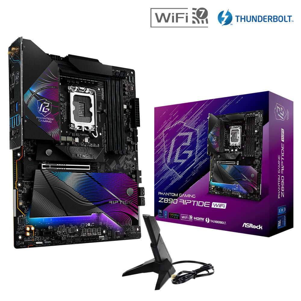 ASRock Z890 Riptide WiFi h1 ASRock Z890 Riptide WiFi - Socket 1851