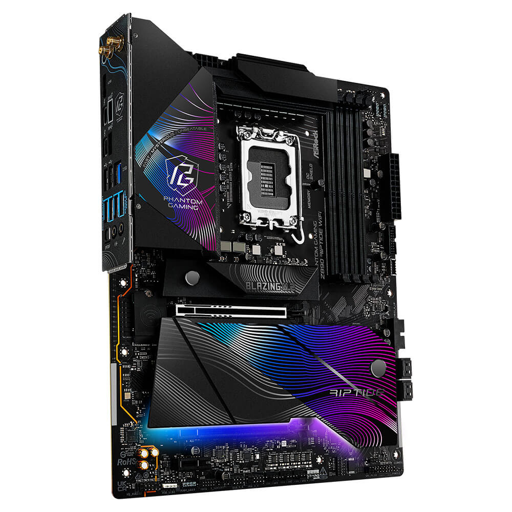 ASRock Z890 Riptide WiFi h3 ASRock Z890 Riptide WiFi - Socket 1851 - Ảnh 3