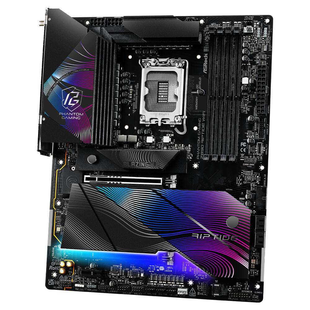 ASRock Z890 Riptide WiFi h4 ASRock Z890 Riptide WiFi - Socket 1851 - Ảnh 4