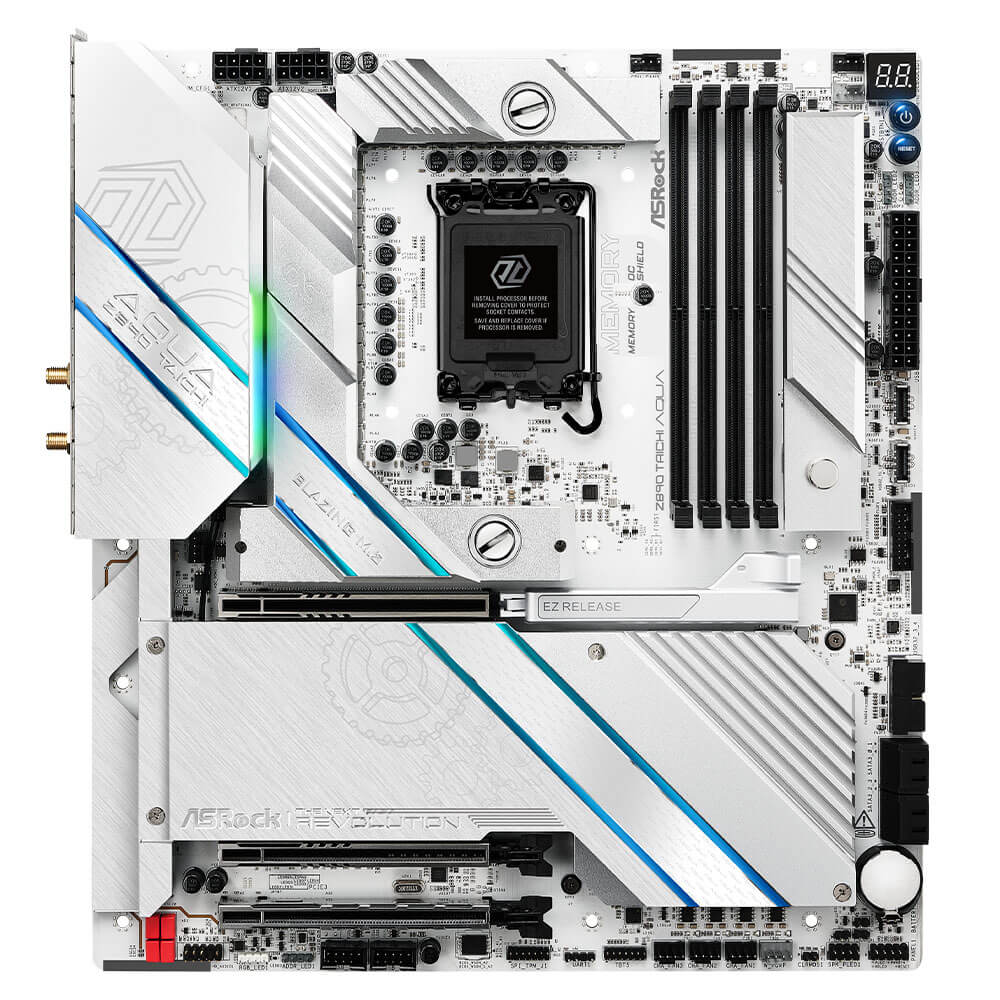 ASRock Z890 Taichi AQUA H2 ASRock Z890 Taichi AQUA - Socket 1851 - Ảnh 2
